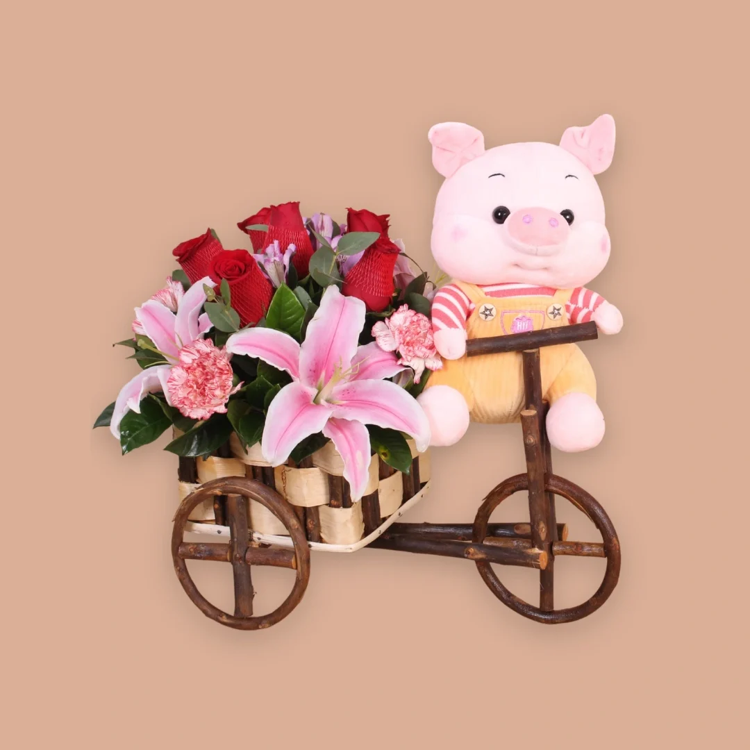 carretilla-repartiendo-rosas